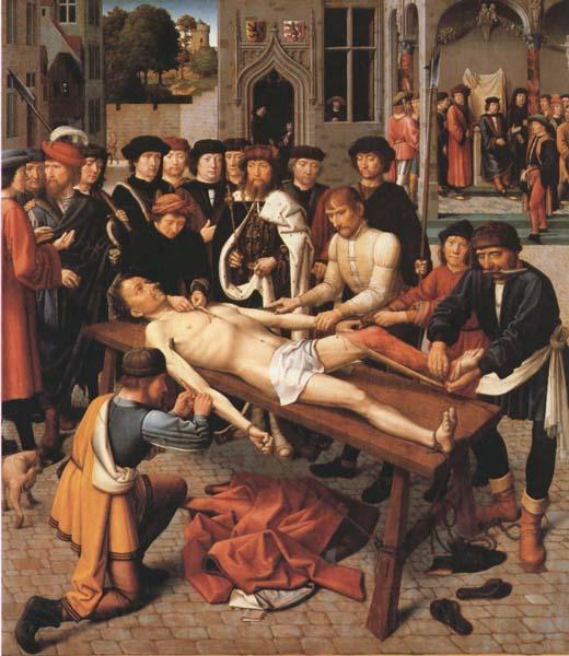 Gerard David The Flaying of the Corrupt Judge Sisamnes (mk45) Norge oil painting art